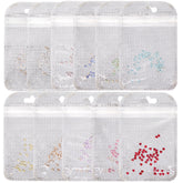 Heart Shape Multi Colors Small Size Glass Beveled Flat Back Fancy Rhinestones For Nail Art WholesaleRhinestone